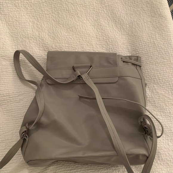 Grey Urban Outfitters Suede Backpack - Picture 4 of 6